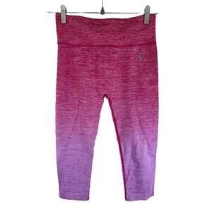 Amazing Sports Women's Ombre Workout Legging Pink Size Small Medium Activewear